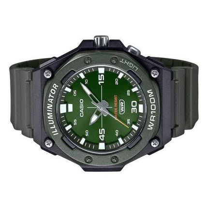 Orologio Casio Standard Analogico Cinturino in Resina Quadrante Verde Quarzo MW-620H-3AV 100M Uomo
