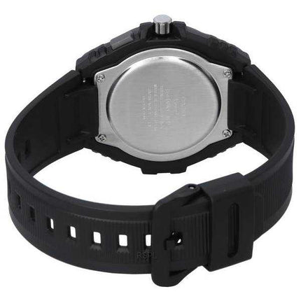 Orologio da uomo Casio standard analogico quadrante nero al quarzo MWA-100HB-1A MWA100HB-1 100M