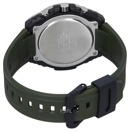 Orologio da uomo Casio Standard Analog Chronograph con cinturino in resina e quadrante verde al quarzo MWA-300H-3AV 100M