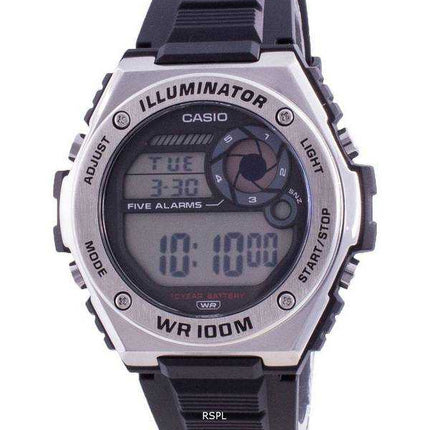 Orologio da uomo Casio Illuminator Digital MWD-100H-1A MWD100H-1 100M