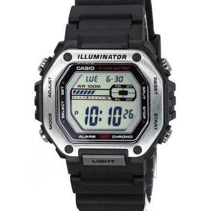 Orologio da uomo Casio Standard digitale quadrante nero al quarzo MWD-110H-1A MWD110H-1 100M