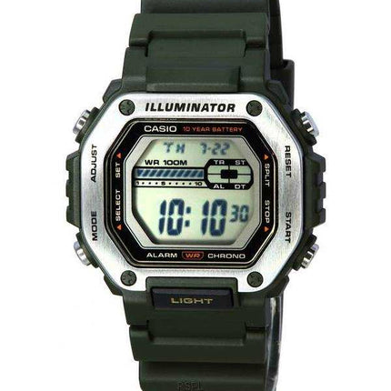 Orologio da uomo Casio Standard digitale quadrante nero al quarzo MWD-110H-3A MWD110H-3 100M