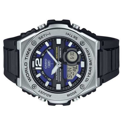Casio Standard Analog Digital Resin Strap Quadrante Blu Quarzo MWQ-100-2AV 100M Orologio da Uomo