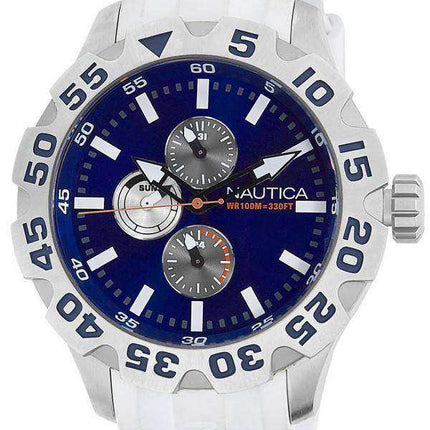 Orologio da uomo con quadrante blu Nautica BFD 100 multifunzione N15567G