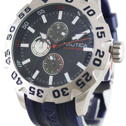 Nautica Men's N15578G BFD 100 Orologio in resina blu multifunzione