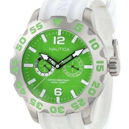Orologio da uomo Nautica BFD 100 con quadrante verde N16617G