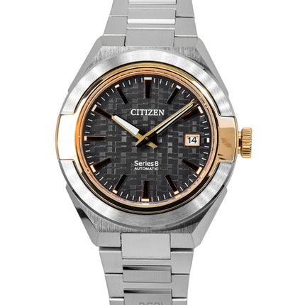 Orologio da uomo Citizen Serie 8 870 in acciaio inossidabile con quadrante grigio automatico NA1034-51H 100M