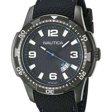 Orologio Nautica al quarzo quadrante nero con quadrante dell'orologio NAI13511G