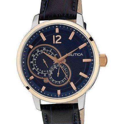 Orologio da polso sportivo Nautica Cronografo con quadrante blu marino NAI16501G