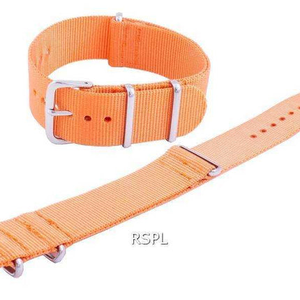 Cinturino in nylon NATO7 arancione da 22 mm