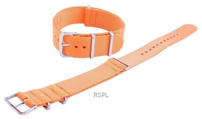 Cinturino in nylon NATO7 arancione da 22 mm