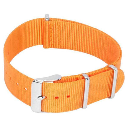Ratio NATOR01 Cinturino per orologio in nylon arancione da 20 mm