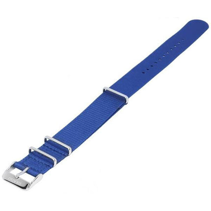 Ratio NATOR03 Cinturino per orologio in nylon blu navy da 20 mm