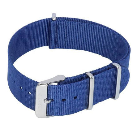 Ratio NATOR03 Cinturino per orologio in nylon blu navy da 20 mm