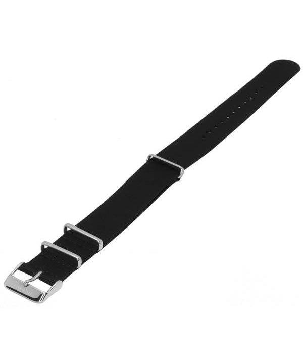 Ratio NATOR04 Cinturino per orologio in nylon nero da 20 mm