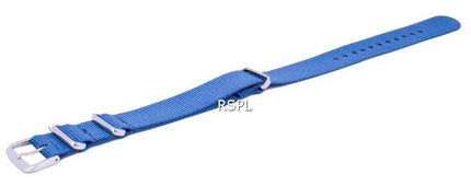 Rapporto di marca NATOS11 cinturino in nylon blu navy 18 mm