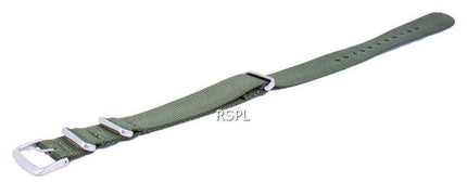 Rapporto di marca NATOS12 cinturino in nylon verde 18 mm