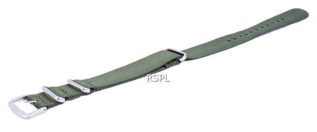 Rapporto di marca NATOS12 cinturino in nylon verde 18 mm
