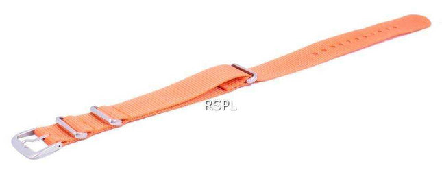 Ratio Brand NATOS14 Cinturino in nylon arancione 18 mm