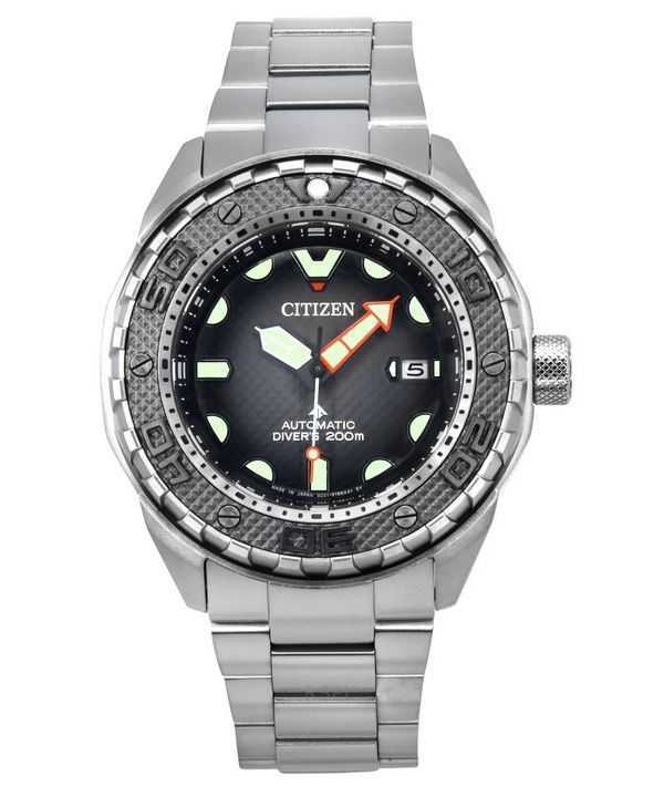 Orologio da uomo Citizen Promaster Dive Super Titanium quadrante nero automatico NB6004-83E 200M