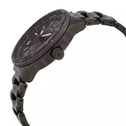 Orologio da pilota da uomo Citizen Promaster Air GMT in acciaio inossidabile con quadrante nero automatico NB6045-51H 200M
