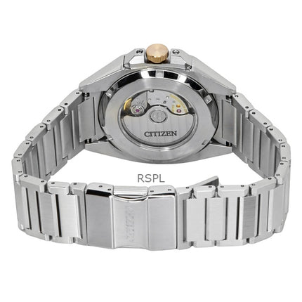 Orologio da uomo Citizen Serie 8 831 in acciaio inossidabile con quadrante champagne automatico NB6059-57P 100M