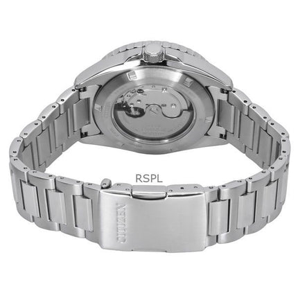 Orologio da uomo Citizen Sport in acciaio inossidabile con quadrante blu chiaro automatico NH7530-52L 100M