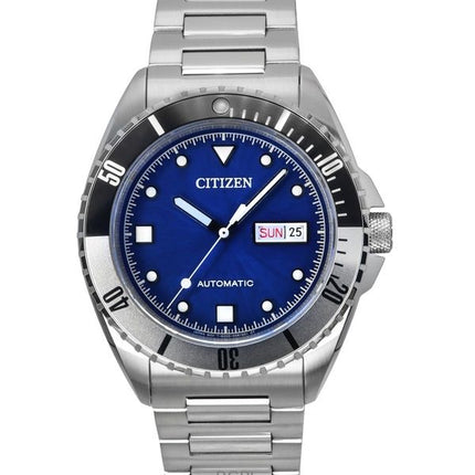 Orologio da uomo Citizen Sport in acciaio inossidabile con quadrante blu automatico NH7530-52M 100M