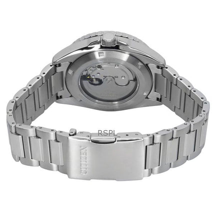 Orologio da uomo Citizen Sport in acciaio inossidabile con quadrante blu automatico NH7530-52M 100M