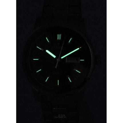 Orologio da uomo Citizen in acciaio inossidabile con quadrante nero automatico NH8400-87E 100M
