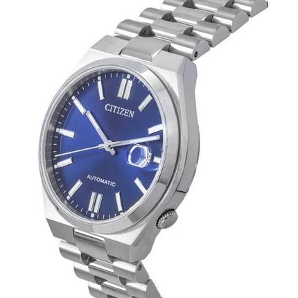Orologio da uomo Citizen Tsuyosa in acciaio inossidabile con quadrante blu automatico NJ0150-81L