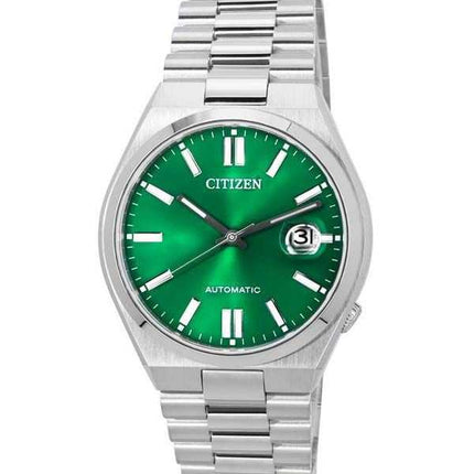 Orologio da uomo Citizen Tsuyosa in acciaio inossidabile con quadrante verde automatico NJ0150-81X