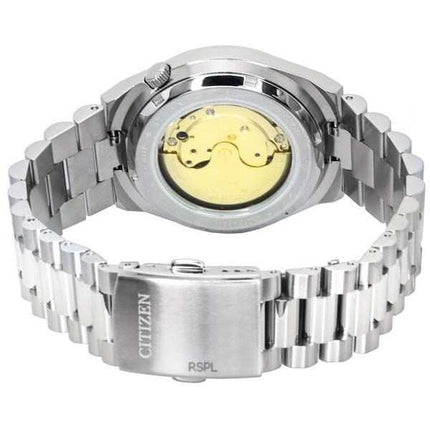 Orologio da uomo Citizen Tsuyosa in acciaio inossidabile con quadrante arancione automatico NJ0150-81Z