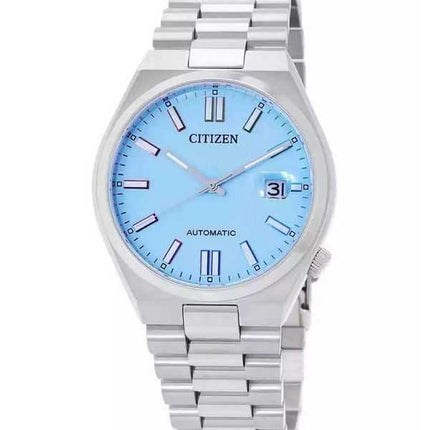 Orologio da uomo Citizen Tsuyosa in acciaio inossidabile con quadrante blu automatico NJ0151-53L