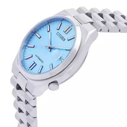 Orologio da uomo Citizen Tsuyosa in acciaio inossidabile con quadrante blu automatico NJ0151-53L