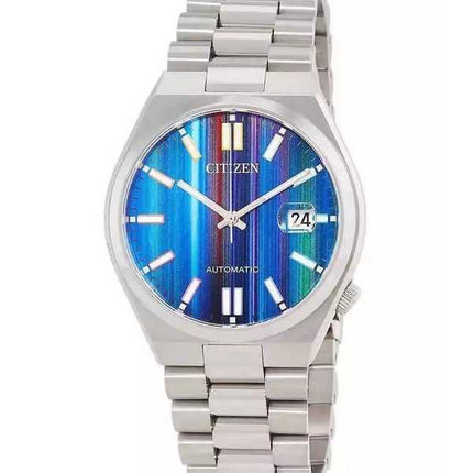 Orologio da uomo Citizen Tsuyosa in acciaio inossidabile con quadrante multicolore automatico NJ0151-53W