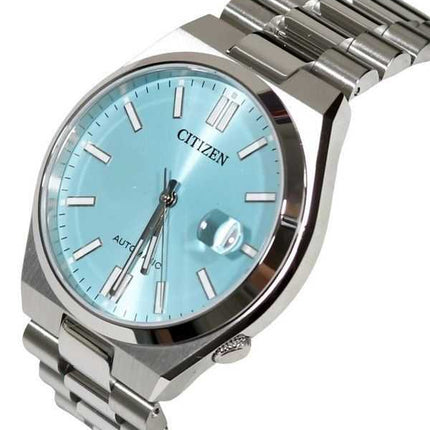Orologio da uomo Citizen Tsuyosa in acciaio inossidabile con quadrante blu ghiaccio automatico NJ0151-88M