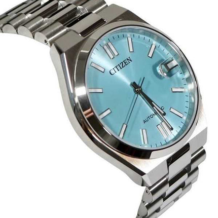 Orologio da uomo Citizen Tsuyosa in acciaio inossidabile con quadrante blu ghiaccio automatico NJ0151-88M