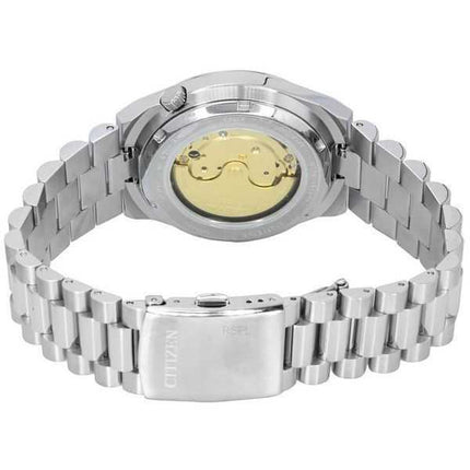 Orologio da uomo automatico Citizen Tsuyosa in acciaio inossidabile con quadrante turchese NJ0151-88X