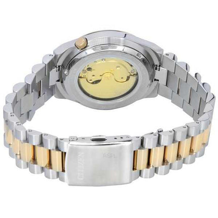 Orologio da uomo automatico Citizen Tsuyosa in acciaio inossidabile con quadrante grigio NJ0154-80H