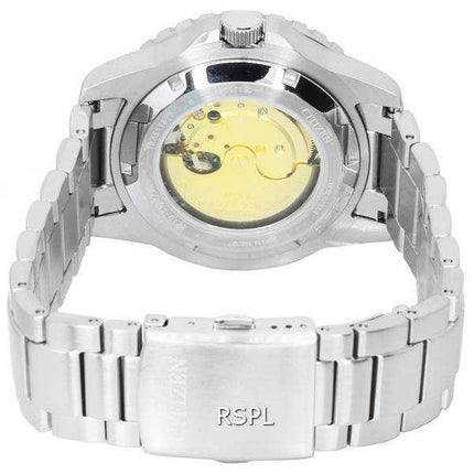 Orologio da uomo Citizen Urban meccanico quadrante giallo automatico NJ0170-83Z 100M