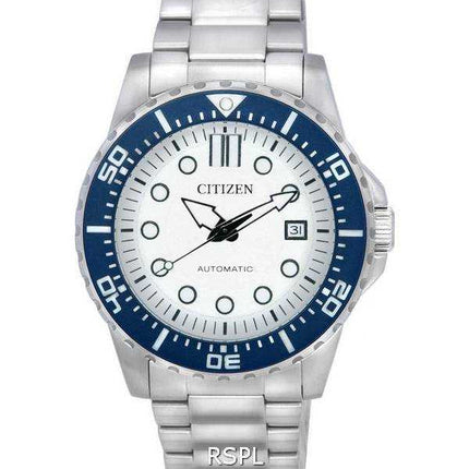 Orologio da uomo Citizen Urban quadrante bianco automatico NJ0171-81A 100M