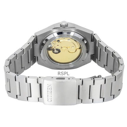 Orologio da uomo Citizen Zenshin Super Titanium con quadrante argento automatico NJ0180-80A 100M