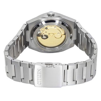 Orologio da uomo Citizen Zenshin Super Titanium con quadrante verde automatico NJ0180-80X 100M