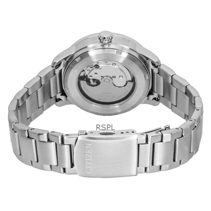 Orologio da uomo Citizen Urban Military in acciaio inossidabile con quadrante verde automatico NJ0190-51X 100M