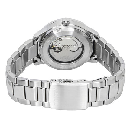 Orologio da uomo Citizen in acciaio inossidabile con quadrante in bronzo automatico NJ0191-83X 100M