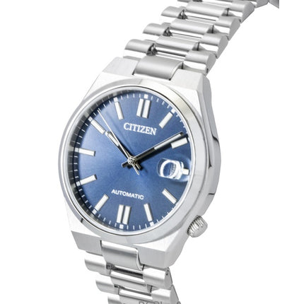Orologio da uomo Citizen Tsuyosa in acciaio inossidabile con quadrante blu automatico NJ0200-50M