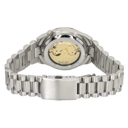 Orologio da uomo Citizen Tsuyosa in acciaio inossidabile con quadrante blu automatico NJ0200-50M