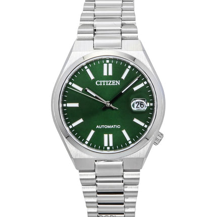 Orologio unisex Citizen Tsuyosa in acciaio inossidabile con quadrante verde automatico NJ0200-50X