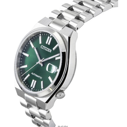 Orologio unisex Citizen Tsuyosa in acciaio inossidabile con quadrante verde automatico NJ0200-50X